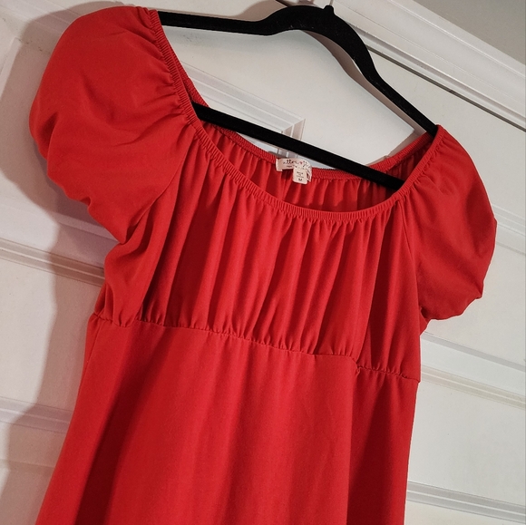 Ultra Flirt Red Fitted Mini Dress M - Picture 2 of 4